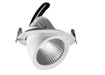 40W regolabile ha inclinato il giunto cardanico il LED Downlight con il corpo 3500lm della lampada della lega di alluminio