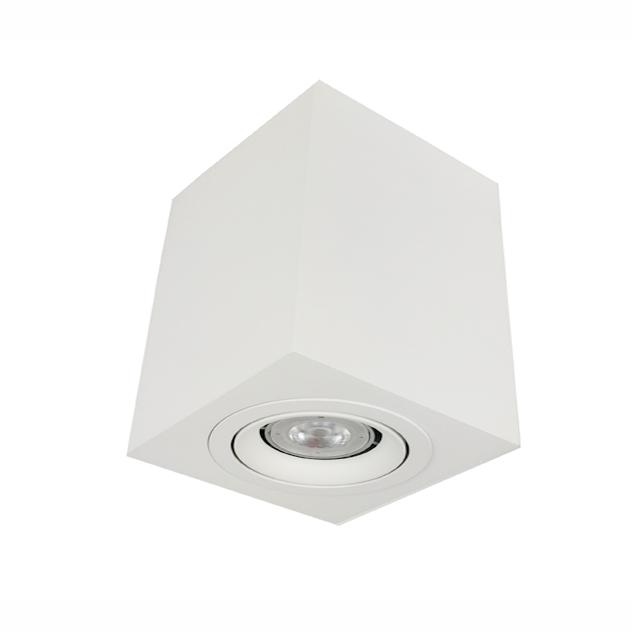 Gu10 quadrano il supporto Downlight, luci Downlights della superficie del LED nero/bianche LED