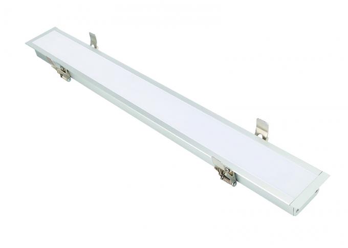 L'illuminazione lineare bianca calda di Dimmable LED, sorge l'illuminazione montata dell'ufficio del LED