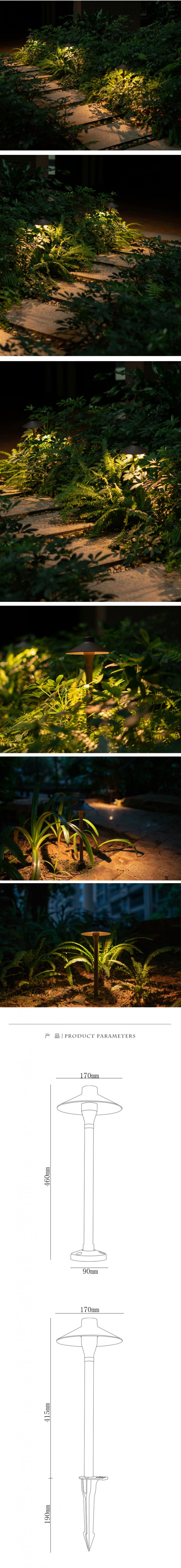 illuminazione all'aperto del paesaggio della PANNOCCHIA 100-240V, luci calde del giardino di bianco LED