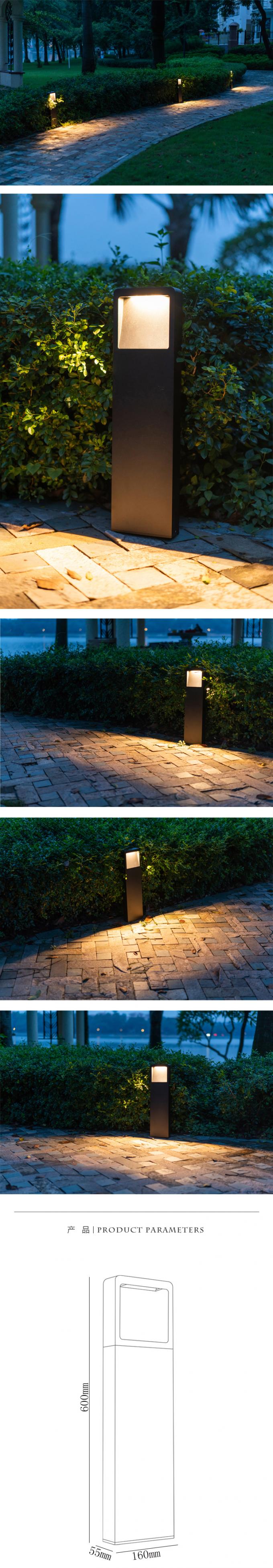 7W IP65 raffreddano la lampada bianca del prato inglese del LED con l'angolo d'apertura del chip 360 della PANNOCCHIA LED