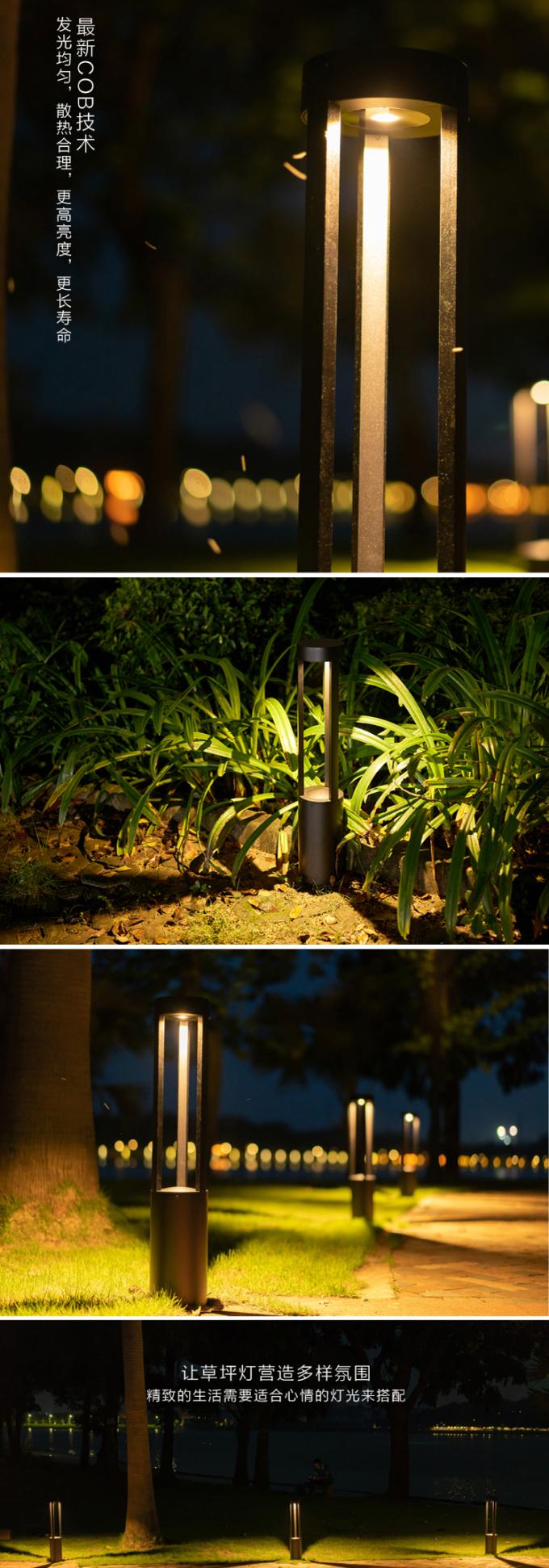 Lampada del prato inglese della lega di alluminio LED per il giardino all'aperto del prato inglese che accende 12W/24W