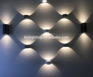 Porcellana Luce della parete del cilindro del nero di AC100-240V, luci decorative della parete del CREE LED fornitore